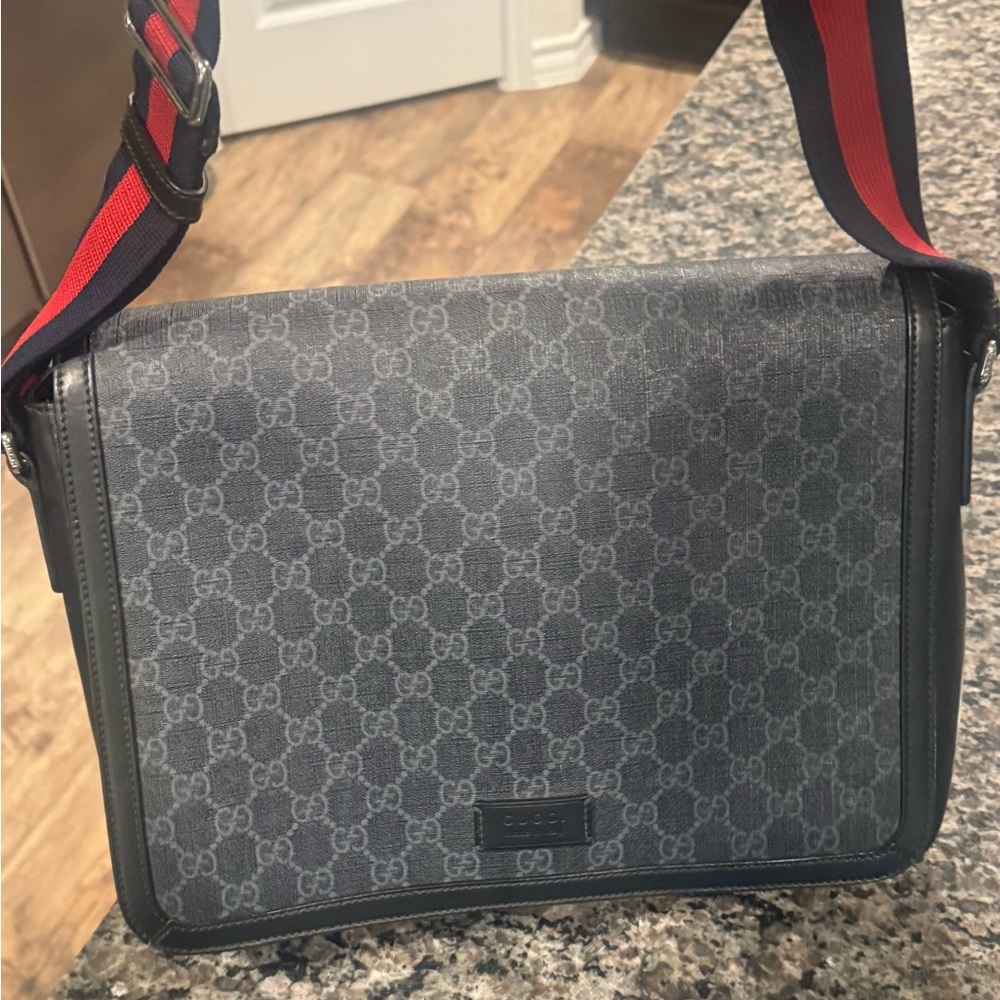 Gucci Black and Gray Men's Bag